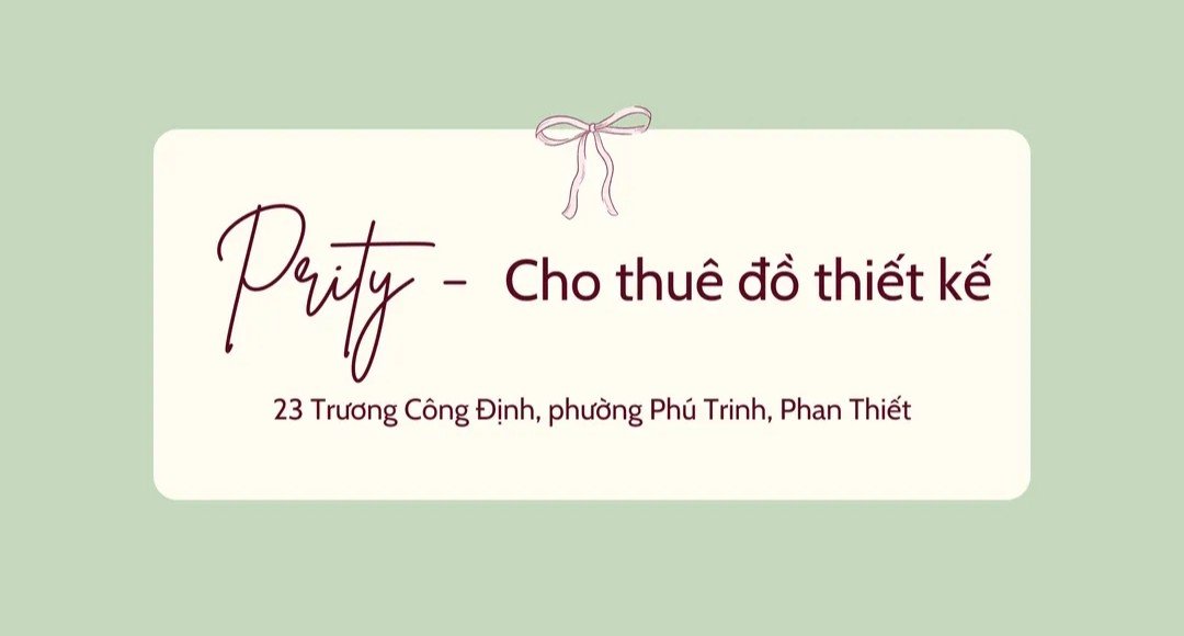 Ảnh bìa ✿ Prity - Chuyên cho thuê đồ đi tiệc
