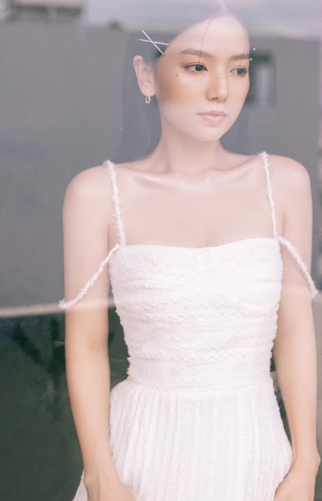 Thanh lý Pass đầm trắng TrioJi size M - ảnh 2