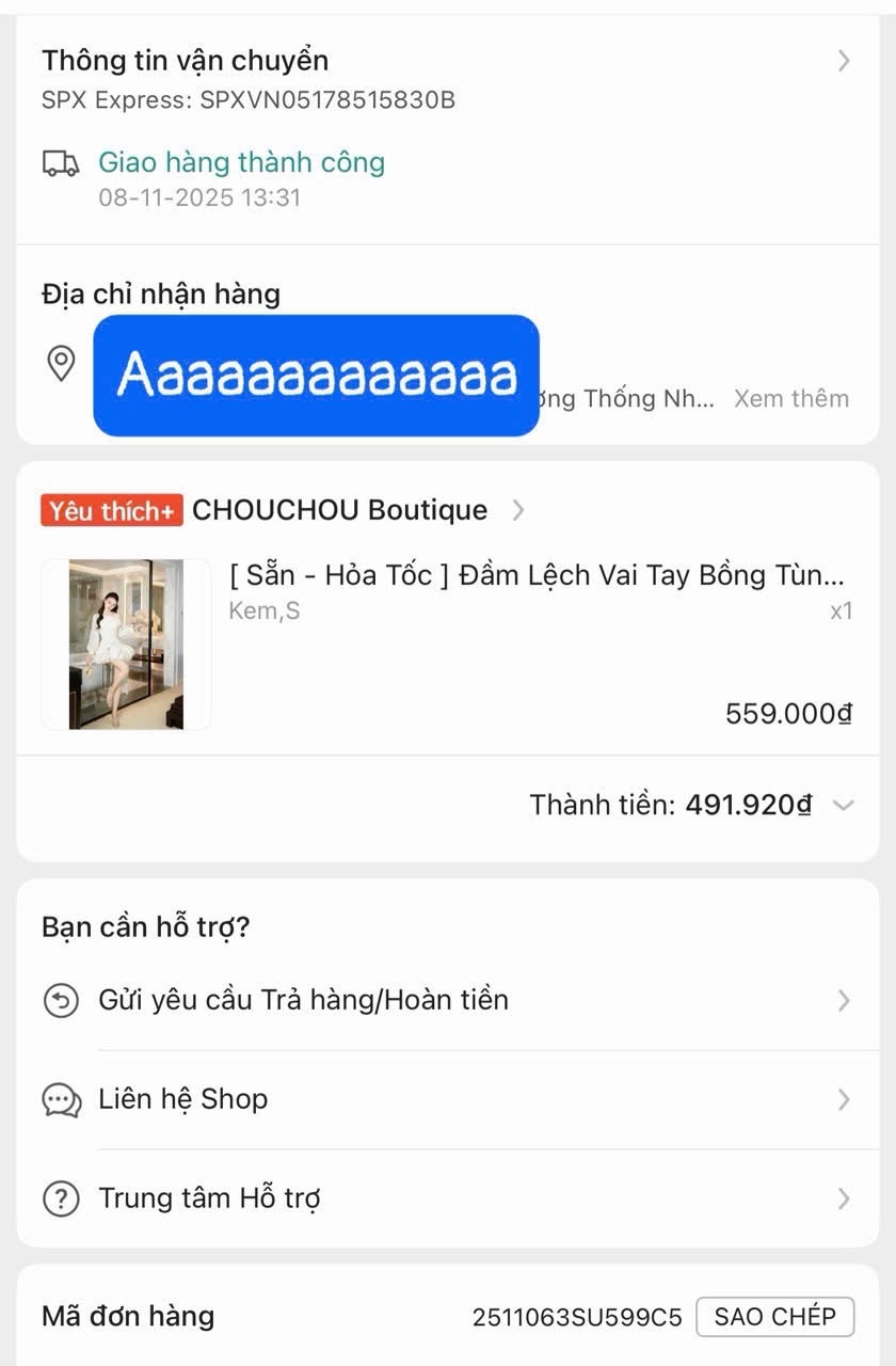 Thanh lý Pass đầm tay dài ChouChou trắng lệch vai - ảnh 2