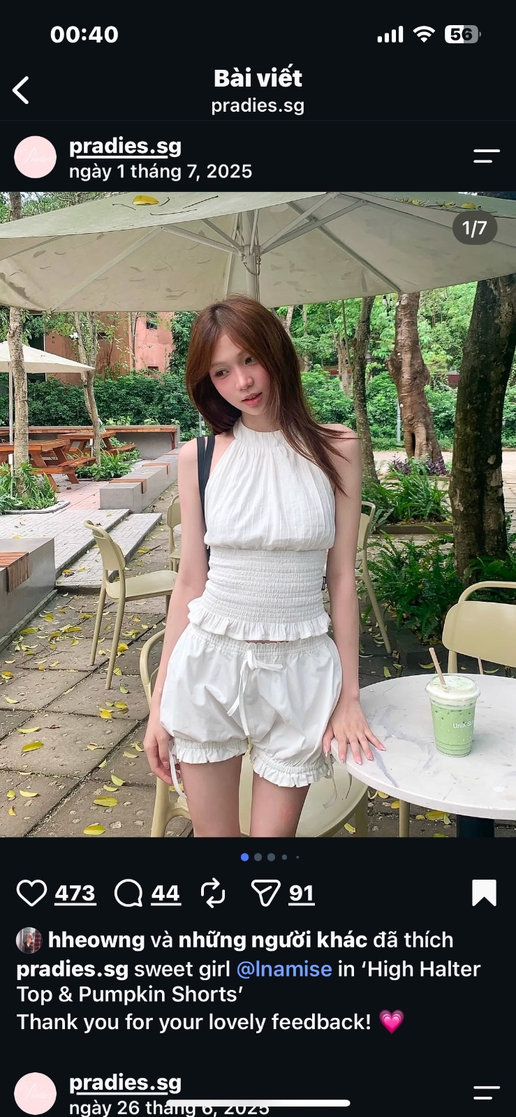 Thanh lý Pass quần bí Pradies Local Brand size M - ảnh 2