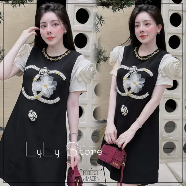 Pass đầm suông ngắn Đoàn Thương sang chảnh 