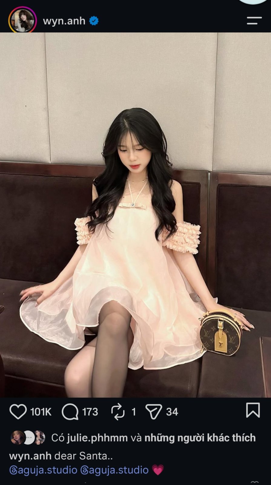 Thanh lý Pass váy Aguja dáng babydoll màu hồng pastel tiểu thư xinh xắn - ảnh 1