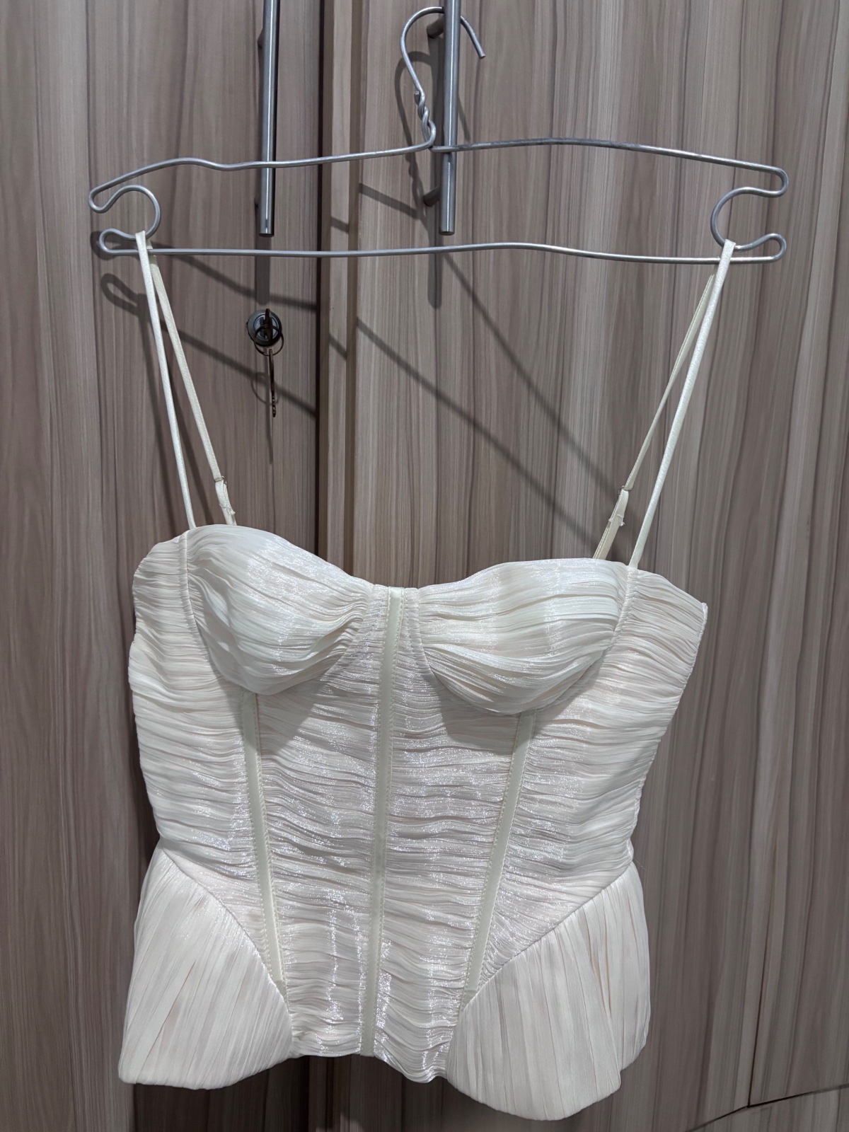 Thanh lý Pass Áo Corset Trắng 2 Dây Oanh BiBi - ảnh 2