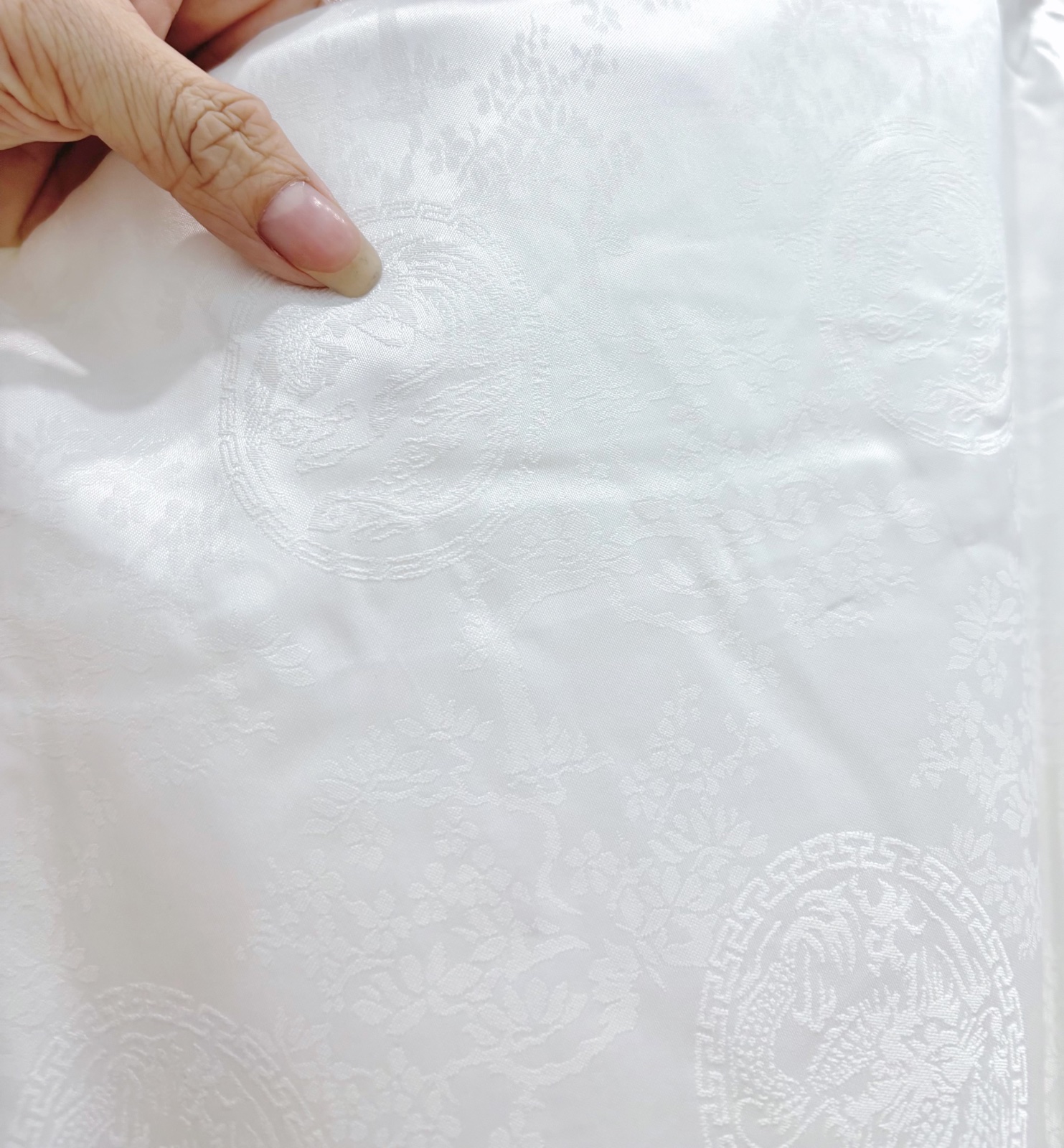 Thanh lý Pass set đồ bộ hai dây màu trắng tinh khôi, chất vải mềm mại - ảnh 4