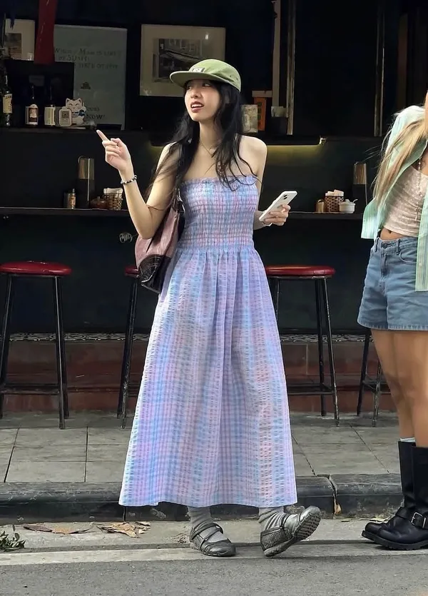 Pass đầm đa sắc Libe’ size S
