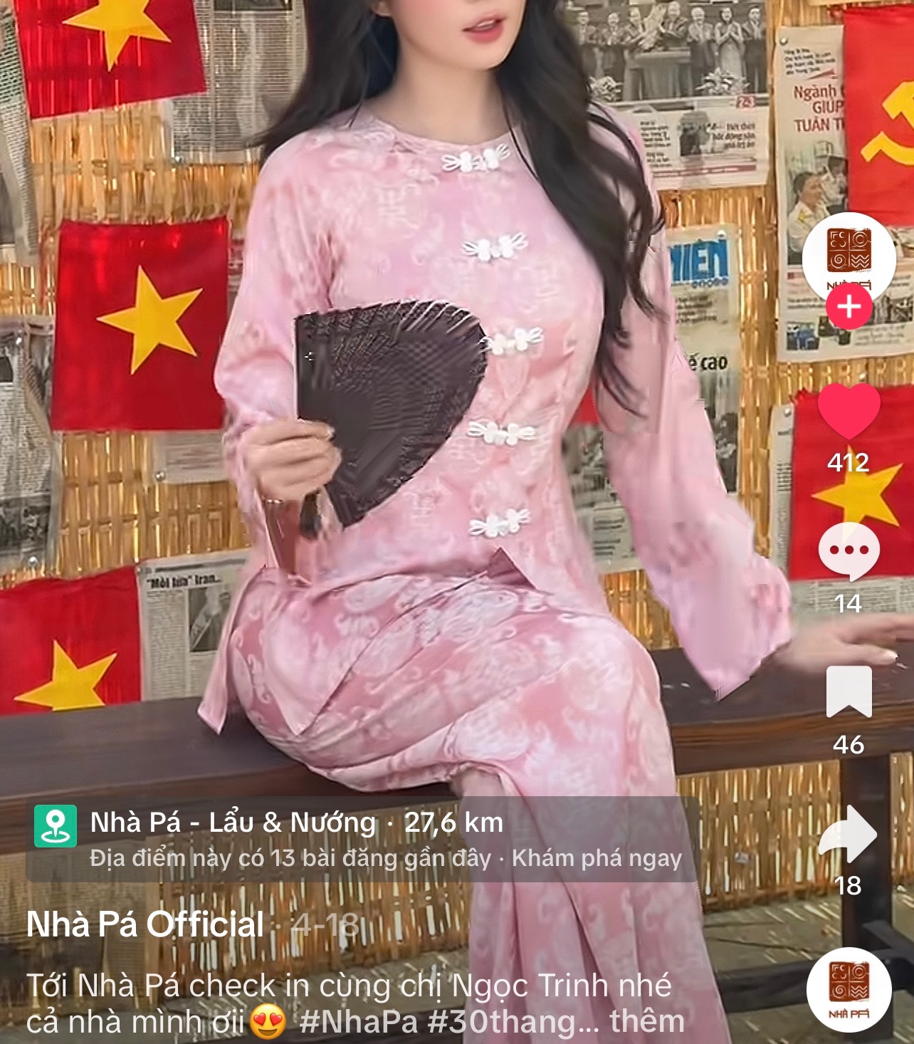 Thanh lý Pass bộ bà ba Glorius lụa hồng dáng cổ tàu thêu hoa chìm sang trọng - ảnh 2