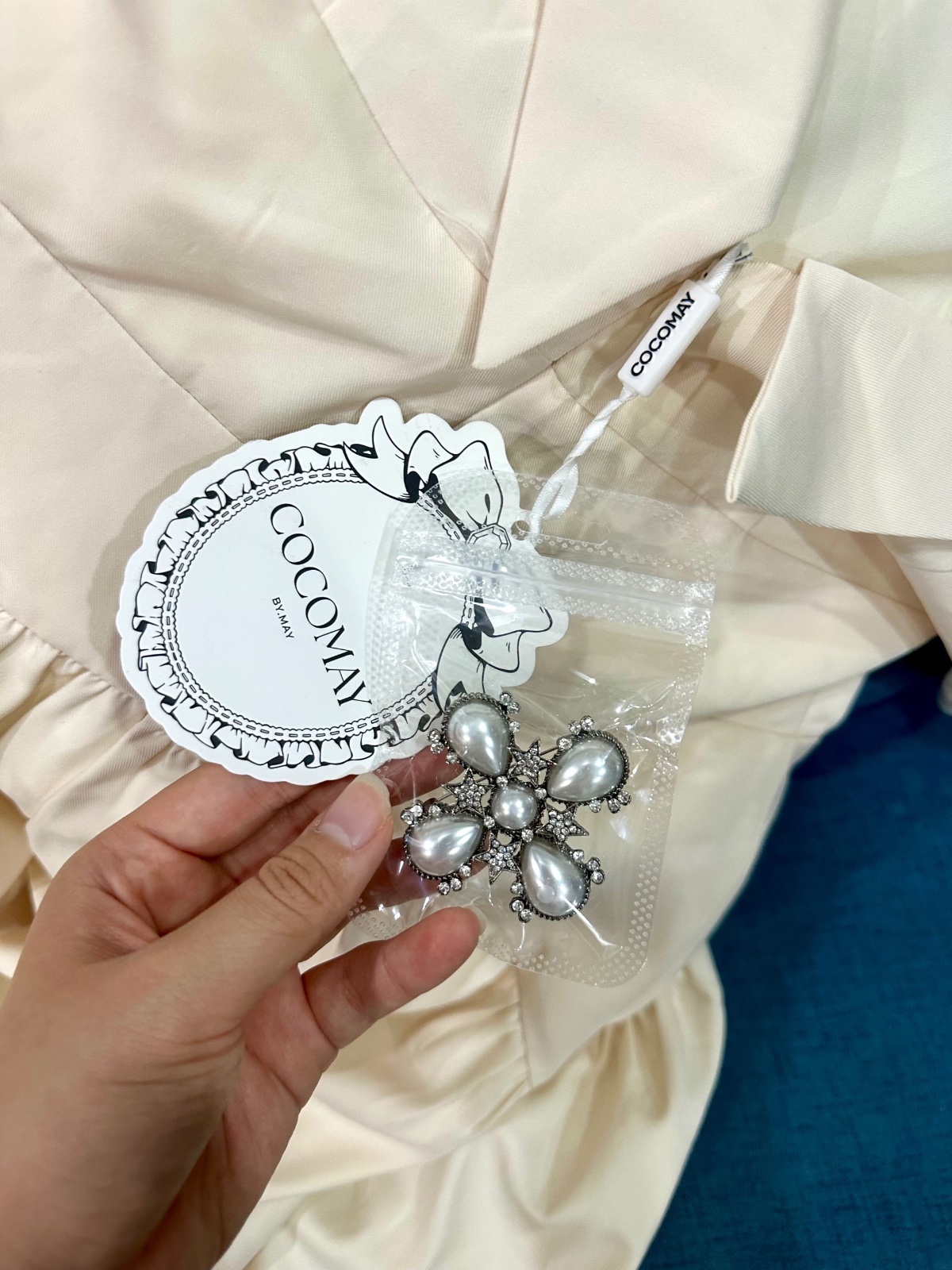 Thanh lý Pass đầm Cocomay dáng dài tay bồng size L - ảnh 5