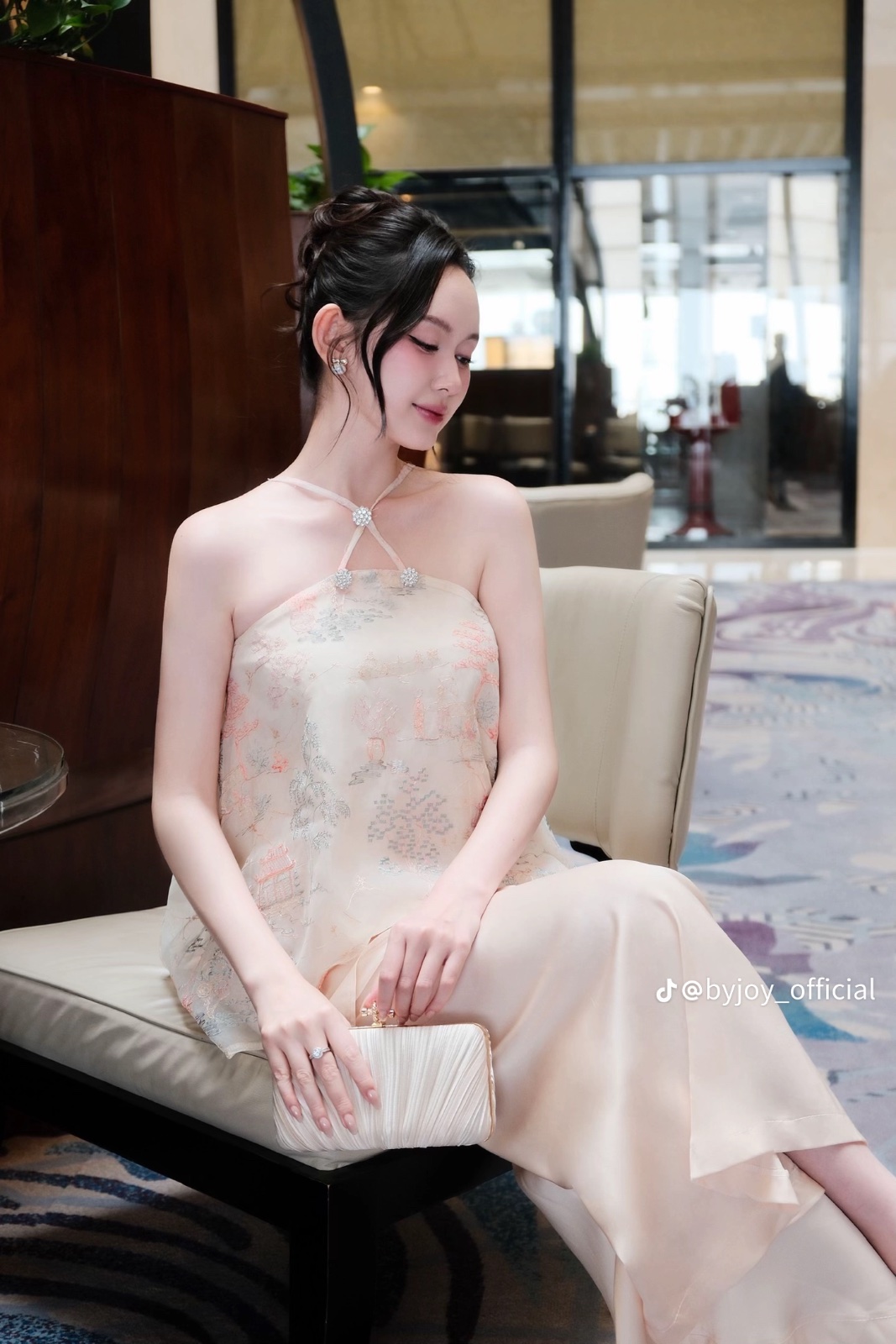 Thanh lý Pass set áo yếm Như Ý phối quần suông By Joy - ảnh 3