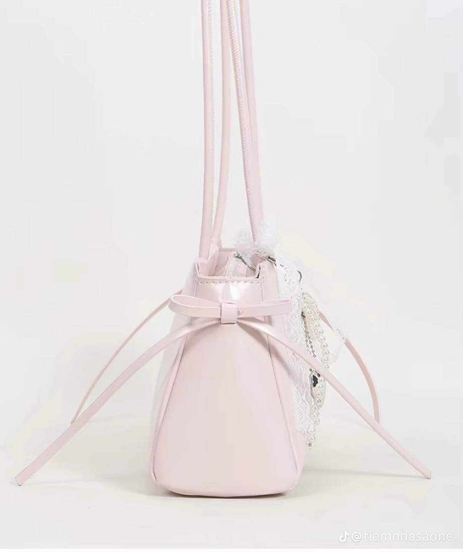 Thanh lý Pass túi Caidre màu hồng pastel xinh xắn - ảnh 2