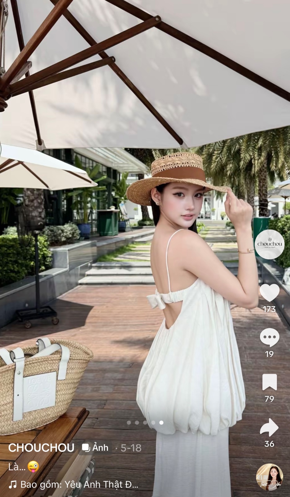 Thanh lý Pass set áo hai dây và quần suông trắng ChouChou - ảnh 2